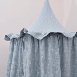 OEKO-Tex Certificated Premium Muslin 100% Cotton Bed Baldachin Hanging Play Canopy for Baby Kids Room
