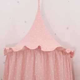 OEKO-Tex Certificated Premium Muslin 100% Cotton Bed Baldachin Hanging Play Canopy for Baby Kids Room