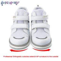 Princepard Children Orthopedic Sneakers for Flatfeet Ankle Support Kids Sport Running Shoes with Insole Corrective Boys Girls