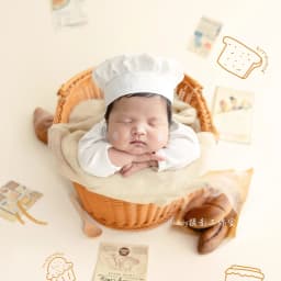 Simple Rattan Basket Photography Props Newborn Photoshoot Props Handmade Woven Retro Bamboo Baskets Studio Shooting Accessories