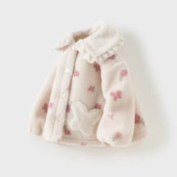Dave Bella Children Coat Autumn Winter Baby Girls Fashion Sweet Warm Top Thick Floral Print Outerwear Girls' Clothing DB4254638