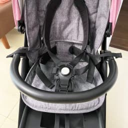 Baby Stroller Armrest For Bugaboo Ant Buggy Bumper Bar With Leather Cover Clamp Adjustable Pram Safety Fence Replace Handrail