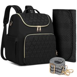 4 In 1 Diaper Bag Backpack Foldable Baby Waterproof Travel Bag Diaper Bag Backpack with Changing Pad Travel Diaper Bag for Mom