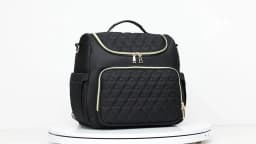 4 In 1 Diaper Bag Backpack Foldable Baby Waterproof Travel Bag Diaper Bag Backpack with Changing Pad Travel Diaper Bag for Mom
