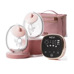 NCVI Electric Breast Pump, with Wearable Cups,4 Modes 9 Levels,Quiet & Portable Rechargeable for Breastfeeding Moms