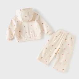 Dave Bella Girls' Coat Pants 2pcs Suits Spring Sports Two Piece Set Children Long Sleeve Jacket Trousers Clothes DB3263035