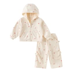 Dave Bella Girls' Coat Pants 2pcs Suits Spring Sports Two Piece Set Children Long Sleeve Jacket Trousers Clothes DB3263035
