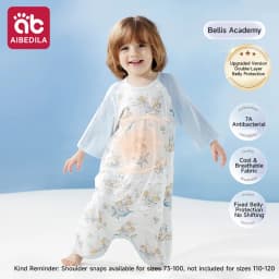 AIBEDILA Class A Modal Baby Sleep Sack Summer Thin Newborn Nightgown All Season Toddler Anti-Kick Sleeping Jumpsuit