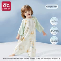 AIBEDILA Class A Modal Baby Sleep Sack Summer Thin Newborn Nightgown All Season Toddler Anti-Kick Sleeping Jumpsuit