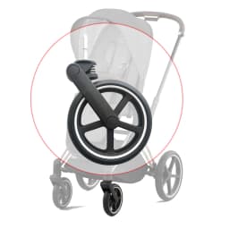 Stroller Front Wheel For Cybex Priam 3/4 Produced in 2019~2026 Pram DIY Baby Buggy Direct Replacement Accessories
