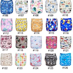 Babyland Manufacturer ECO-Friendly Baby Bamboo Charcoal Diapers 10pcs/Lot 100% Bamboo Nappy Washable & Reusable Cloth Diapers