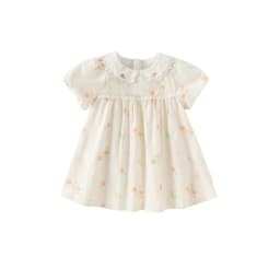 Dave Bella Children's Dresses Spring Autumn Pure Cotton Girl Sweet Elegant Skirt Outerwear Princess Party Kids Clothes DB2252121
