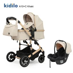 2025 New High-view Baby Stroller Car Seat Can Sit and Lie Down Two-way Baby Carrier Three-in-one Baby Stroller Artifact