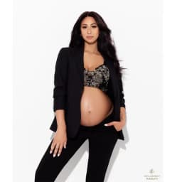 Maternity Photo Shoot Suit Adjustable Set Pregnancy Gown for Studio Photography for Baby Shower Pregnant Woman