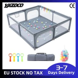 2026 Premium XL Baby Playpen, All-in-One Toddler Activity Center with Soft Impact Padding & Integrated Ball Pit, Indoor & Outdoor Use for Kids Ages 0-5