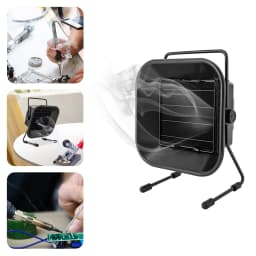 NEWEST Soldering Steam Extractor Smoke Absorber Filter Tool for Working Soldering Smoke Extraction w/Coarse Filter&Connection
