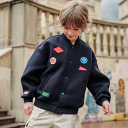 Dave Bella Boys Baseball Coats Kids Long Sleeve Autumn Spring Knitted Jacket Sports Outerwear Children Clothing DK3263266