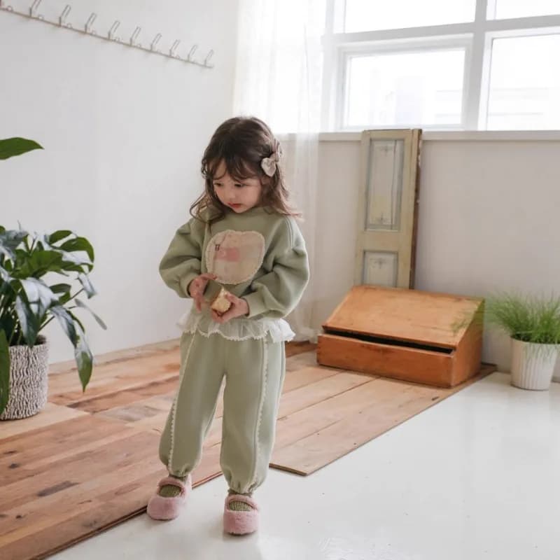 Korean Version New Children's Clothing 2026 Spring Autumn Winter Girl Princess Hoodie Casual Pants Set