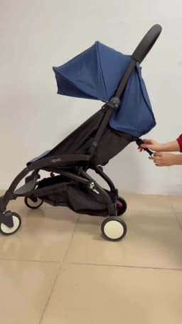 2pcs/set Stroller Cover Sunshade Hood& Cushion Pad1:1Fabric 145° Canopy Seat Liner Replacement Kit YOYO Stroller Accessories