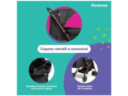 Baby Stroller with Baby Confort Cosco Kids Travel System Ts Duo Reverse 0 to 15kg