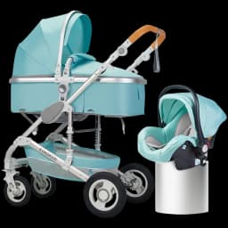 3 in 1 baby stroller Luxury High Landscape baby pram portable baby pushchair multifunctional Newborn Carriage double faced