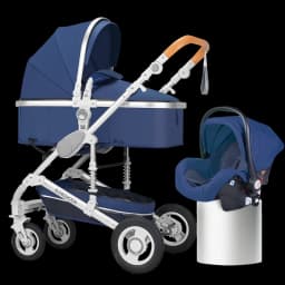 3 in 1 baby stroller Luxury High Landscape baby pram portable baby pushchair multifunctional Newborn Carriage double faced