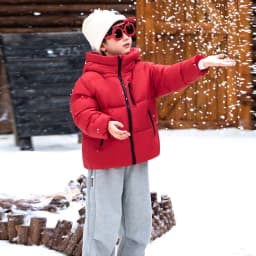 Children Boys Winter Duck Down Jackets Windproof Hooded Thick Warm Kids Boys Outerwear Coat Junior Boys Zipper Ski Coat Outfits
