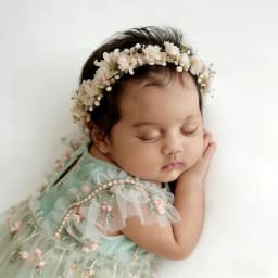 Newborn Girl Photography Romper Embroidered Floral Tulle Outfit Newborn Photo Shoot Outfit Boho Newborn Photoshoot Outfits