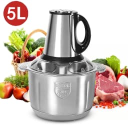OWJHE N1000W Meat Grinder Kitchen Chopper 6L Electric Home Meat Grinders Stainless Steel Baby Vegetable Food Processor Blender