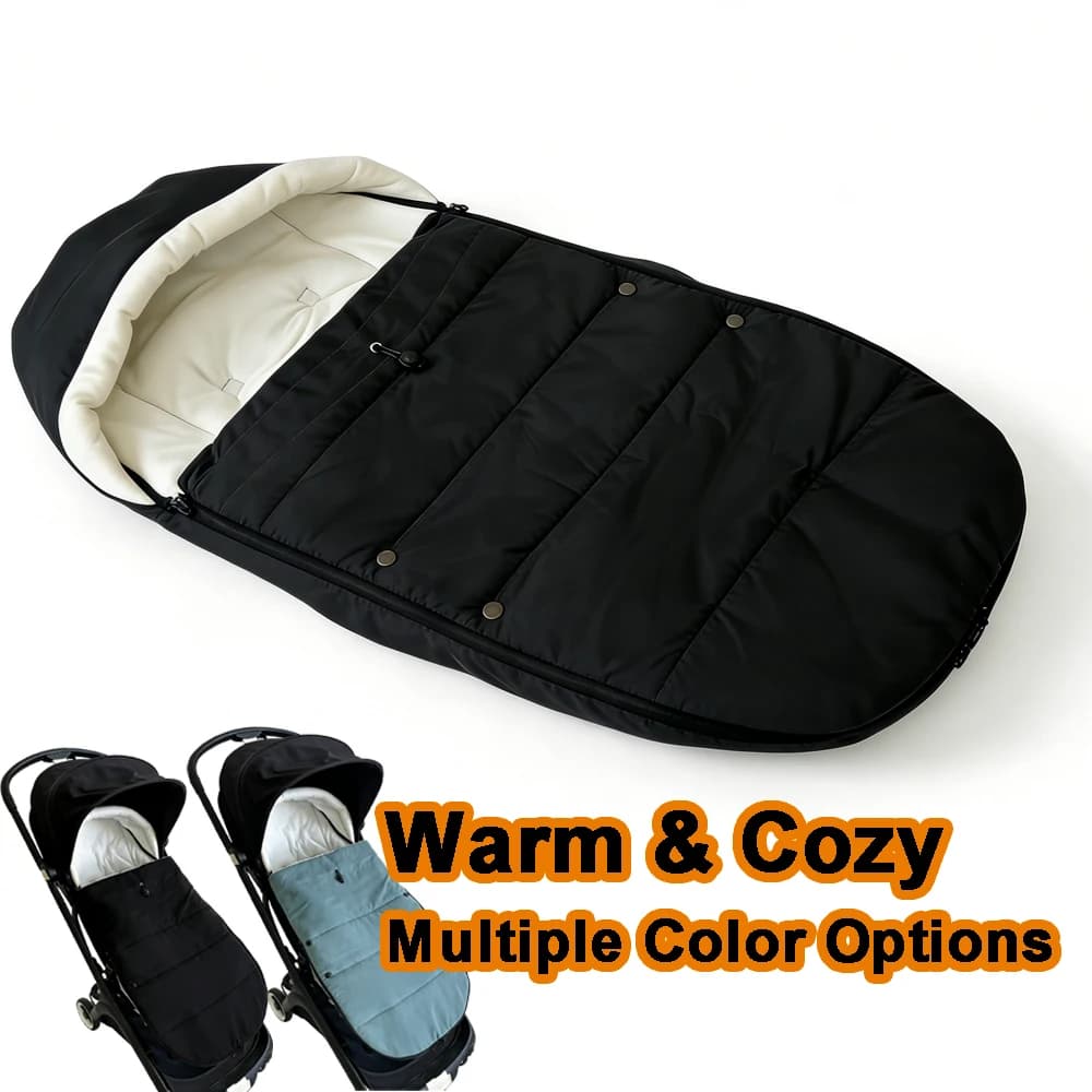 Universal Stroller Footmuff, Fits YOYO /YOYO2/ YOYO3 & Bugaboo All Series, Waterproof Fabric, Foldable Washable