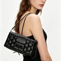New fashionable women's handbag elegant retro leather chain strap crossbody bag luxurious designer shoulder bag