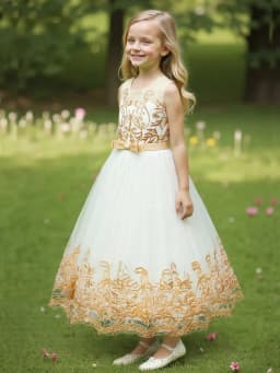 2026 Flower Girl Dresses For Weddings Lace Luxury Vestidos Princess Birthday Party Bridesmaid Dress For Kid 5-12 Years BIBIHOU