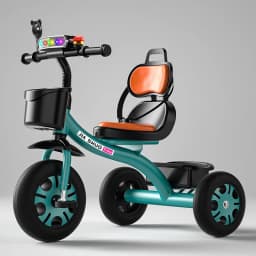 Kids Tricycle Toddler Bike 1-6 Years Old Large Lightweight Children Foot Pedal Bike Baby Ride On Toy Bicycle