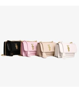 Chic Vintage Clutch Purse - Minimalist Evening Bag with Crystal Embellishments & Art Deco Lettering