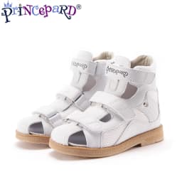 Princepard Orthopedic Kids Sandals Boys Children Summer Corrective Shoes Flat Feet Clubfoot Footwear with Arch Support