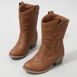 Children Mid Length Boots 2023 Korean Style Autumn Winter New Girls Soft Sole Fashion Vintage Kids Leather Boots Elegant Soft