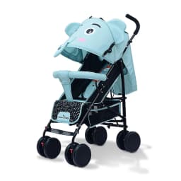 Cartoon Elephant Stroller Adjustable Baby Stroller for All Seasons, Can Sit or Lie Down Safe and Portable