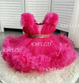 KLFGD New Style Girls Luxury Dress Party Elegant Girl Party Dress Pageant Dresses for Toddler Girls Baby Girl Christmas Dress