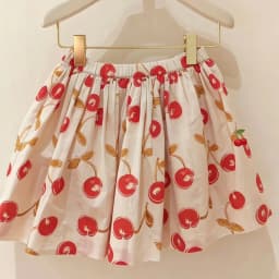 Pre-sale 2026 BP Spring Summer Baby Girls Cute Red Cherry Series T-shirts & Skirts Dress for Girls Kids Knitted Cherry Cardigan