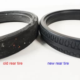 Custom Buggy Rear Tire For Quinny Moodd( Not Buzz Xtra !!!) Back Wheel With Tread PU Tubeless Baby Stroller Replace Accessories