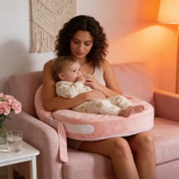 Somenie Multifunctional Waist Support Breastfeeding Pillow, Newborn Postpartum Nursing Cushion Wrap