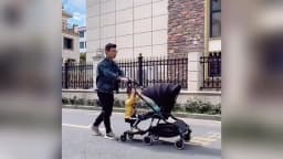 Stroller Board With Seat 25KG / 55LBS Maximum Load Capacity Universal Stroller Pedal With Detachable Seat And Backrest For Outdoor Stroller Walking