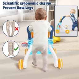 PANGDUBE Early Educational Baby Walker with Artboard Toy Baby Activities Learning Walking Toys Walkers for Baby Assisted Walking