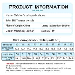 Children Sandals Kids Boys Orthopedic Arch Support Shoes Summer Girls Toddler Leather Flatfeet Footwear 2To 12Years Age