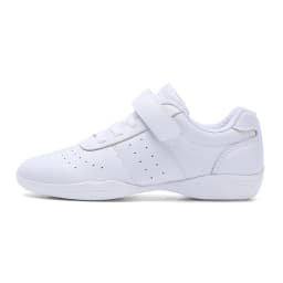 BAXINIER Youth Cheerleading Shoes Girls White Dance Shoes Women Sneakers Training Tennis Kids Competitive Aerobics Shoes