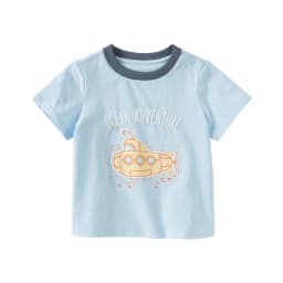 Dave Bella Boys Summer T-shirt Casual Short Sleeve Tops Children Cartoon Printed Cotton T-shirt Casual Kids Clothes DB2250239