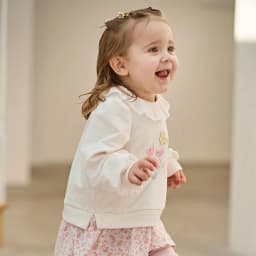 Dave Bella Children One-piece Dress Autumn Spring Girls Clothes Baby Kid Sweet Print Dresses Casual Cotton Long Sleeve DB1260248