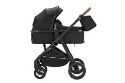 High Landscape Baby Stroller 2-in-1 Convertible Pram Infant Carriage Shock Absorbing Wheels Adjustable Handle Sturdy Durable