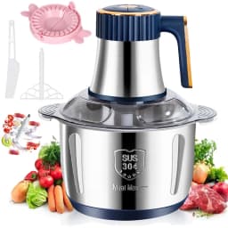 5L Electric Meat Grinders 304 Stainless Steel Food Crusher Multifunctional Vegetable Slicer Chopper Mincer Baby Food Processor