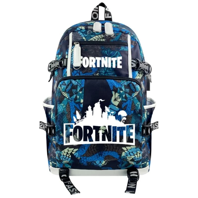 NEW Fortnite Game Headset Student Bookbag Double Shoulder Backpack For Youth Men Women Travel Motorcycle Equipment Accessories